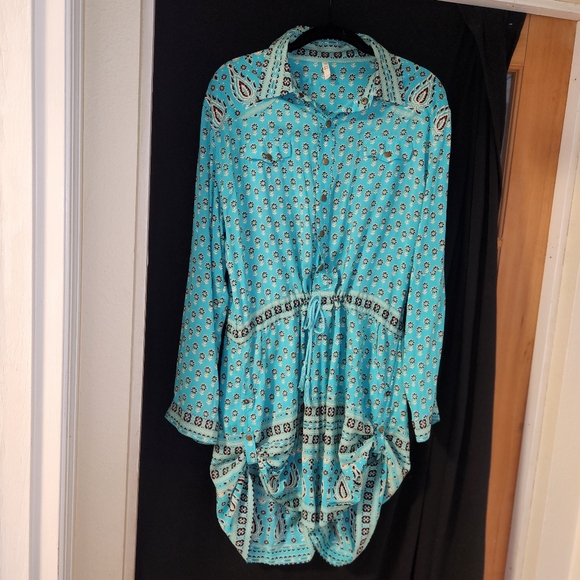 Spell Gypsiana turquoise romper - Picture 5 of 7